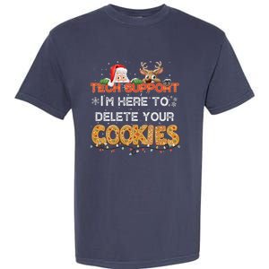 Christmas Cookie Crew Pajamas Tech Baking Family Funny Garment-Dyed Heavyweight T-Shirt