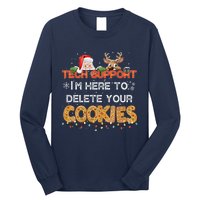 Christmas Cookie Crew Pajamas Tech Baking Family Funny Long Sleeve Shirt