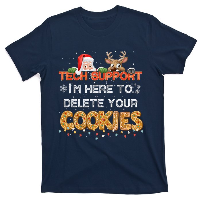 Christmas Cookie Crew Pajamas Tech Baking Family Funny T-Shirt