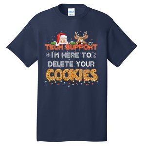 Christmas Cookie Crew Pajamas Tech Baking Family Funny Tall T-Shirt