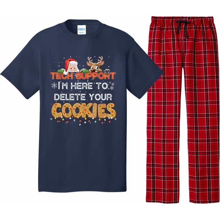 Christmas Cookie Crew Pajamas Tech Baking Family Funny Pajama Set