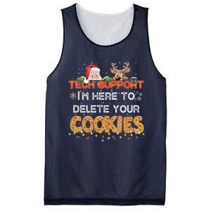 Christmas Cookie Crew Pajamas Tech Baking Family Funny Mesh Reversible Basketball Jersey Tank