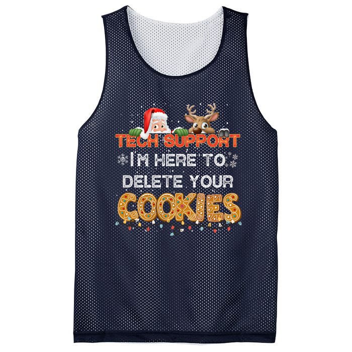 Christmas Cookie Crew Pajamas Tech Baking Family Funny Mesh Reversible Basketball Jersey Tank