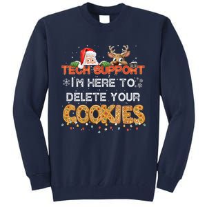 Christmas Cookie Crew Pajamas Tech Baking Family Funny Tall Sweatshirt