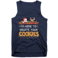 Christmas Cookie Crew Pajamas Tech Baking Family Funny Tank Top