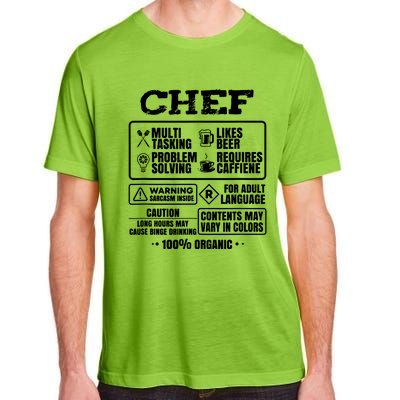 Chef Cooking Adult ChromaSoft Performance T-Shirt