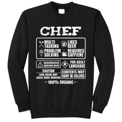 Chef Cooking Sweatshirt