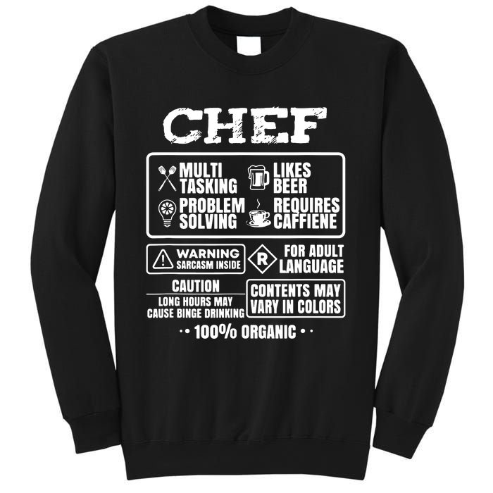 Chef Cooking Sweatshirt