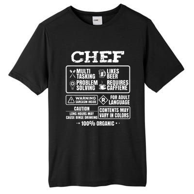 Chef Cooking Tall Fusion ChromaSoft Performance T-Shirt