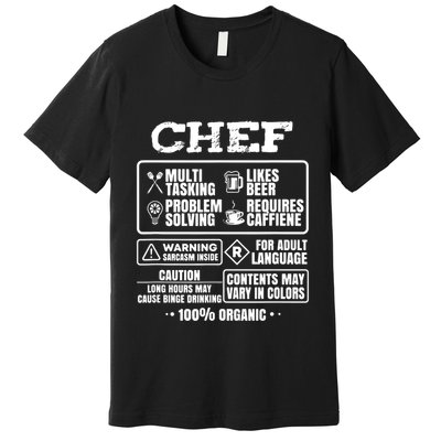 Chef Cooking Premium T-Shirt