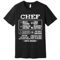 Chef Cooking Premium T-Shirt