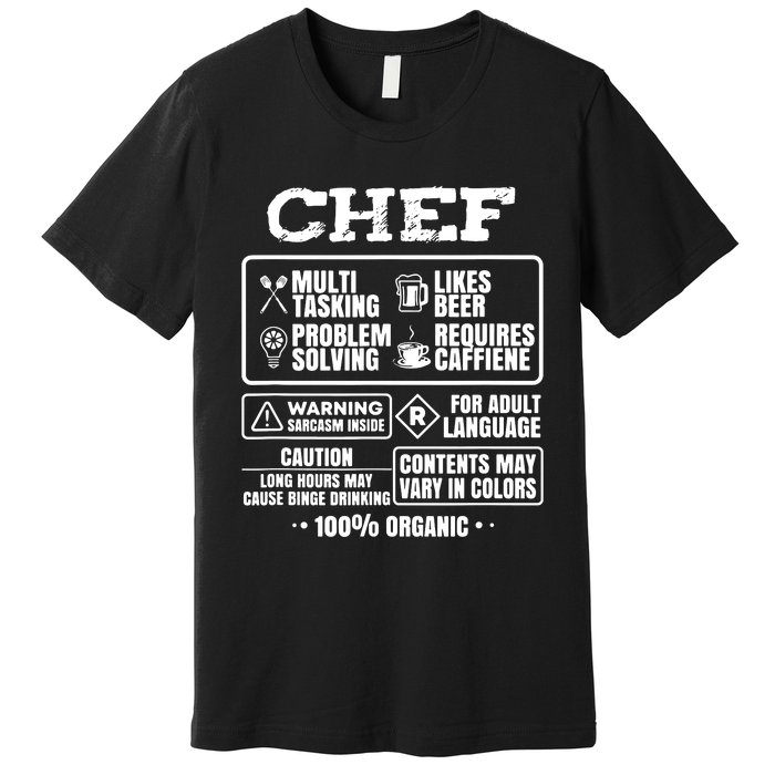 Chef Cooking Premium T-Shirt