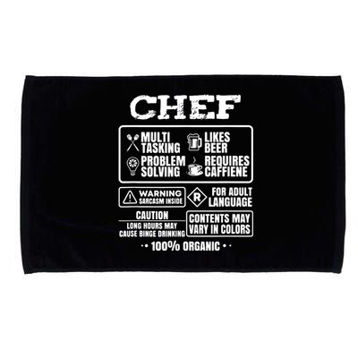 Chef Cooking Microfiber Hand Towel