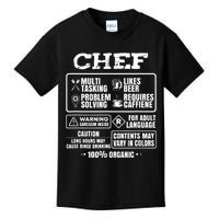 Chef Cooking Kids T-Shirt