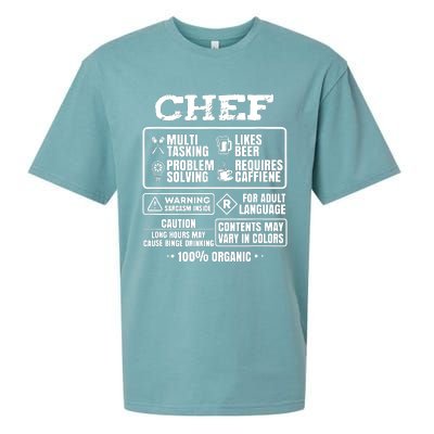 Chef Cooking Sueded Cloud Jersey T-Shirt