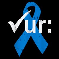 Colorectal Colon Cancer Awareness Blue Ribbon Colonoscopy Button