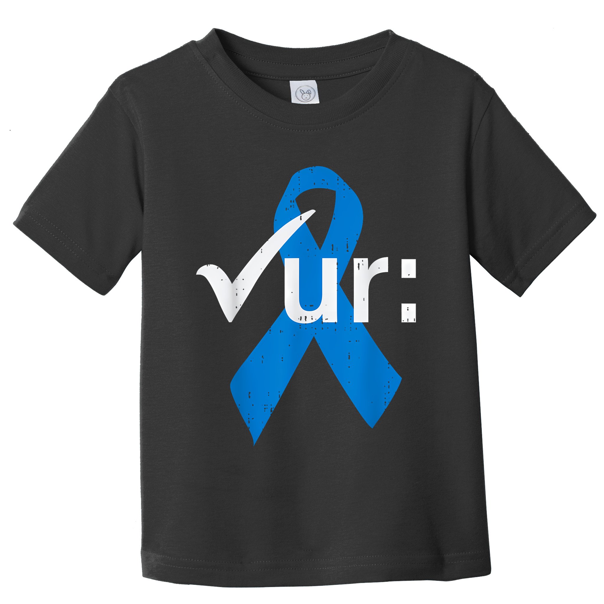Colorectal Colon Cancer Awareness Blue Ribbon Colonoscopy Toddler T-Shirt