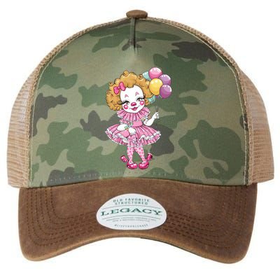 Cute Clowncore Coquette Aesthetic Clown Gift Legacy Tie Dye Trucker Hat