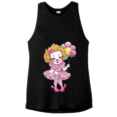 Cute Clowncore Coquette Aesthetic Clown Gift Ladies PosiCharge Tri-Blend Wicking Tank