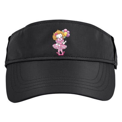 Cute Clowncore Coquette Aesthetic Clown Gift Adult Drive Performance Visor
