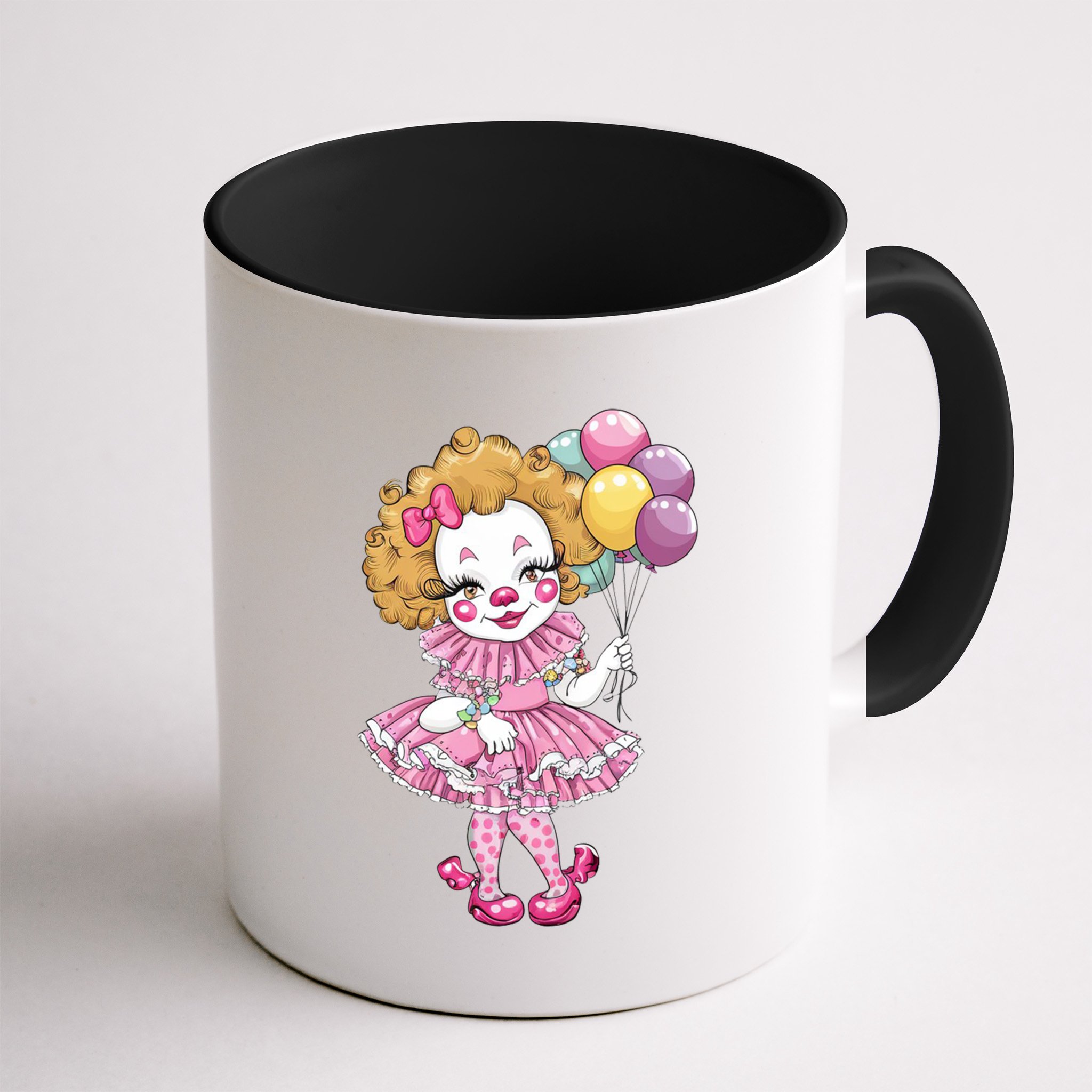 Cute Clowncore Coquette Aesthetic Clown Gift Mug