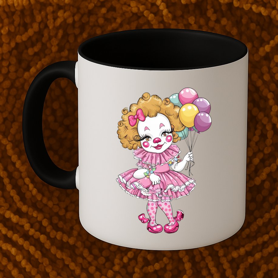 Cute Clowncore Coquette Aesthetic Clown Gift Mug