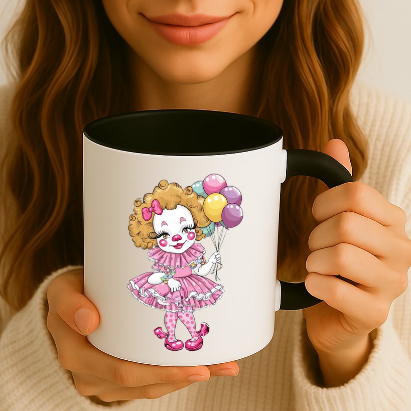 Cute Clowncore Coquette Aesthetic Clown Gift Mug