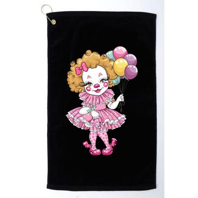 Cute Clowncore Coquette Aesthetic Clown Gift Golf Towel
