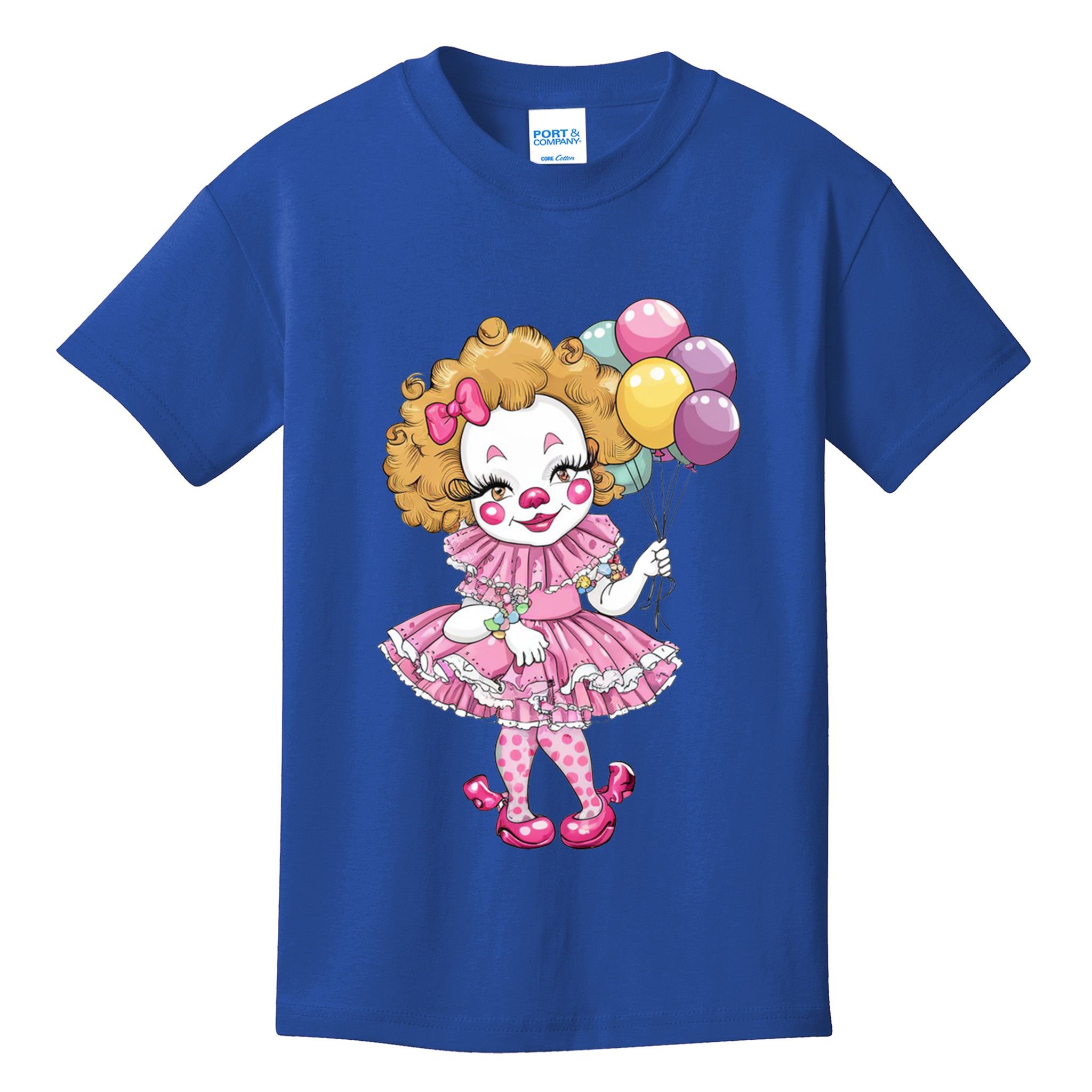 Cute Clowncore Coquette Aesthetic Clown Gift Kids T-Shirt