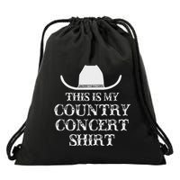 Country Concert Drawstring Bag