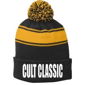 Cult Classic Stripe Pom Pom Beanie