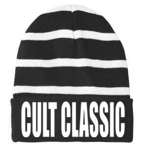 Cult Classic Striped Beanie with Solid Band