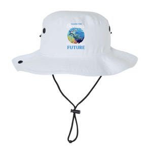 Climate Change Clean The Oceans Protect Our Future Funny Gift Legacy Cool Fit Booney Bucket Hat