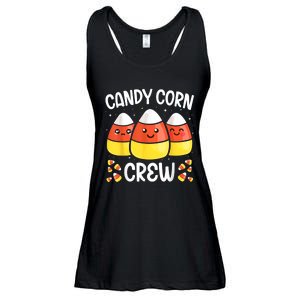 Candy Corn Crew Halloween Costume Friends Ladies Essential Flowy Tank