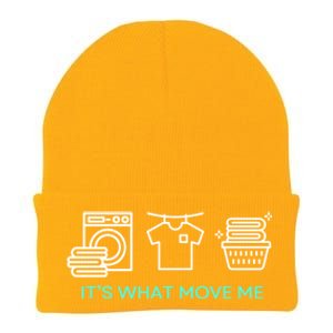 Cleaner Cleaning Clean Laundry Icon ItS What Move Me Cool Gift Knit Cap Winter Beanie