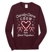 Christmas Candy Cane Heart Holiday Family Matching Pajama Pj Tall Long Sleeve T-Shirt