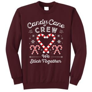 Christmas Candy Cane Heart Holiday Family Matching Pajama Pj Tall Sweatshirt