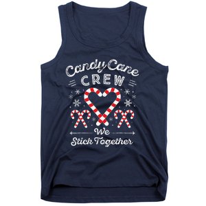 Christmas Candy Cane Heart Holiday Family Matching Pajama Pj Tank Top