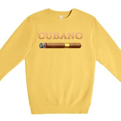 Cuban Cigar Cubano Smoker Cohiba Havana Tobacco Premium Crewneck Sweatshirt