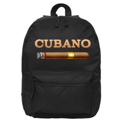 Cuban Cigar Cubano Smoker Cohiba Havana Tobacco 16 in Basic Backpack