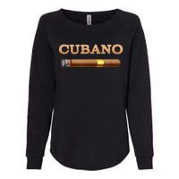 Cuban Cigar Cubano Smoker Cohiba Havana Tobacco Womens California Wash Sweatshirt