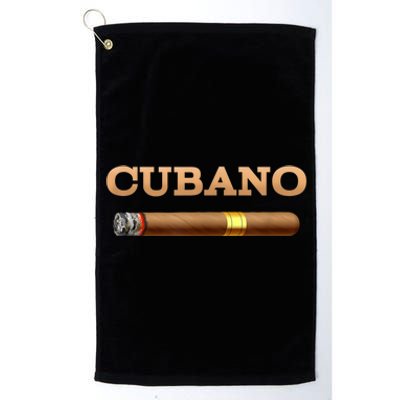 Cuban Cigar Cubano Smoker Cohiba Havana Tobacco Platinum Collection Golf Towel