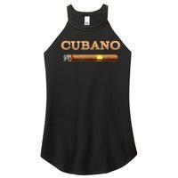 Cuban Cigar Cubano Smoker Cohiba Havana Tobacco Women's Perfect Tri Rocker Tank