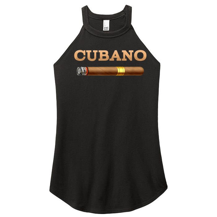 Cuban Cigar Cubano Smoker Cohiba Havana Tobacco Women's Perfect Tri Rocker Tank