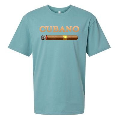 Cuban Cigar Cubano Smoker Cohiba Havana Tobacco Sueded Cloud Jersey T-Shirt