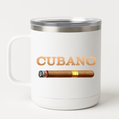 Cuban Cigar Cubano Smoker Cohiba Havana Tobacco 12 oz Stainless Steel Tumbler Cup