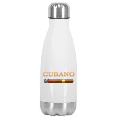 Cuban Cigar Cubano Smoker Cohiba Havana Tobacco Stainless Steel Insulated Water Bottle