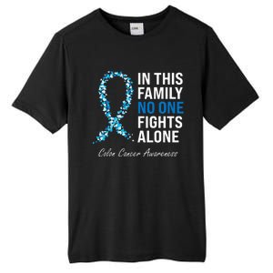 Colorectal Cancer Colon Cancer Blue Ribbon Tall Fusion ChromaSoft Performance T-Shirt