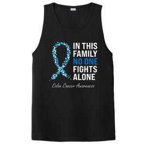 Colorectal Cancer Colon Cancer Blue Ribbon PosiCharge Competitor Tank