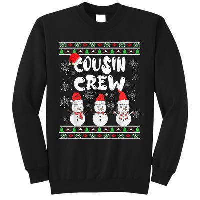 Cousin Crew Christmas Pajamas Snow Merry Xmas Family Boy Sweatshirt